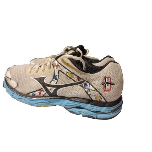 Women's Mizuno Wave Inspire 10th Anniversary Size 10 White Running Sneaker - Picture 3 of 11